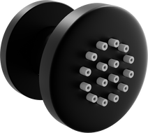 Mexen surface-mounted side nozzle, black - 79361-70