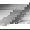 Mexen Flow kwartronde douchebak slim links 100 x 80 cm, wit glans - 46P108010L