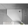 Mexen Flow receveur pentagonal slim droit 100 x 80 cm, blanc brillant - 46P108010R