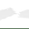 Mexen Flow Fünfeck-Duschwanne Slim Rechts 100 x 80 cm, Weiß Glanz - 46P108010R