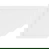 Mexen Flow pentagonale douchebak slim links 100 x 90 cm, wit glans - 46P109010L