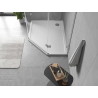 Mexen Flow brodzik pięciokątny slim lewy 100 x 90 cm, biały połysk - 46P109010L