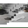 Mexen Flow Fünfeck-Duschwanne Slim Links 90 x 80 cm, Schwarz Matt - 46P708090L