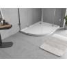 Mexen Flow poolümmargune asümmeetriline slim parem 100 x 90 cm, valge läige - 46Q109010R