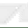 Mexen Flow+ receveur de douche pentagonal droit 100 x 80 cm, blanc brillant - 46P108010RH