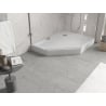 Mexen Flow+ brodzik pięciokątny prawy 100 x 90 cm, biały połysk - 46P109010RH