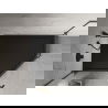 Mexen Flow+ piënten douchebak links 80 x 100 cm, zwart mat - 46P708010LH