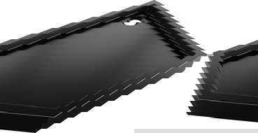 Mexen Flow+ receveur de douche pentagonal droite 100 x 90 cm, noir mat - 46P709010RH