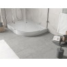 Mexen Flow+ asymmetrische linker kwartronde douchebak 90 x 80 cm, witte glans - 46Q108090LH