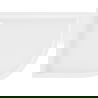 Mexen Flow+ asymmetrical left semicircular shower tray 100 x 80 cm, white gloss - 46Q108010LH