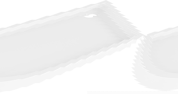 Mexen Flow+ Duschwanne halbkreisförmig asymmetrisch rechts 100 x 80 cm, weiß glänzend - 46Q108010RH