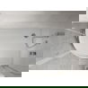 Mexen Flow+ asymmetrische rechthoekige douchebak 100 x 90 cm, glanzend wit - 46Q109010RH