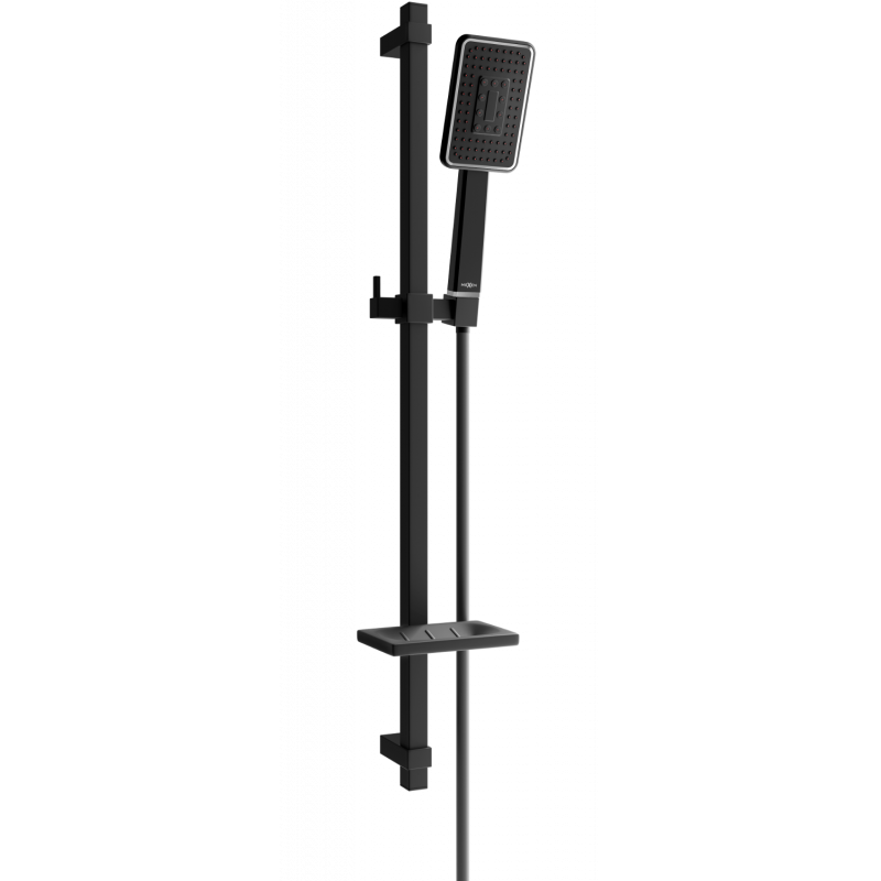 Mexen DQ54 schwarzes verschiebbares Duschset - 785544581-71