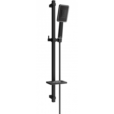 Mexen DQ54 svart skjutbar duschset - 785544581-71