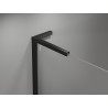 Mexen Mist L Duo kabina za tuš s vratima na preklop 120 x 115 cm, crna rešetka, crna - 8A4L-120L-115P-70-77