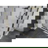 Mexen Apia schuifdouche 130 x 80 cm, transparant, goud + Flat douchebak, wit - 840-130-080-50-00-4010G