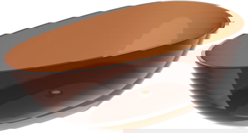 Mexen Glass terra banheira independente transparente 170 x 85 cm, tampa cromada - 58061708505