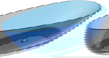 Mexen Glass διαφανής ελεύθερη μπανιέρα 170 x 85 cm, χρωμέ τάπα - 58061708507