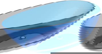 Mexen Glass džinsu brīvi stāvošā caurspīdīgā 170 x 85 cm, hroma korķis - 58061708507