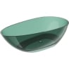 Mexen Glas teal freistehende Badewanne transparent 170 x 85 cm, Chrom Stöpsel - 58061708511
