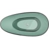 Mexen Glass vasca da bagno indipendente trasparente 170 x 85 cm, teal, tappo cromato - 58061708511