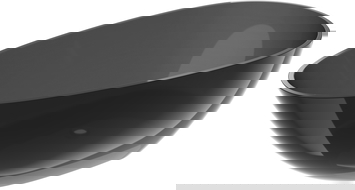 Mexen Glass musta vapaasti seisova läpinäkyvä 170 x 85 cm, kromitulppa - 58061708513