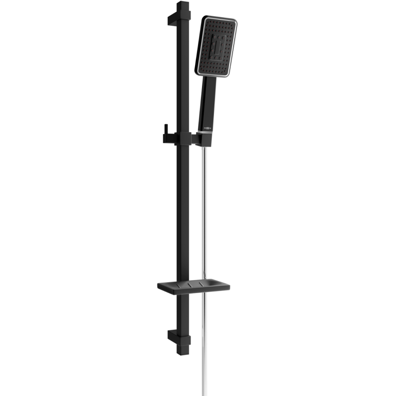 Mexen DQ54 skjutbar duschset, svart/krom - 785544581-17