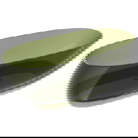 Mexen Pure olive ελεύθερη μπανιέρα διαφανής 170 x 80 cm, χρωμέ καπάκι - 58071708001