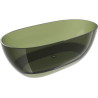 Mexen Pure fristående badkar transparent 170 x 80 cm, olive, krompropp - 58071708001