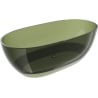 Mexen Pure vasca da bagno freestanding trasparente 170 x 80 cm, olive, tappo cromato - 58071708001