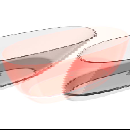 Mexen Pure coral wanna fräi stoend transparenter 170 x 80 cm, Chrom stoppers - 58071708004