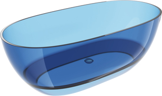 Mexen Pure fräistousend Transparent Wollekap 170 x 80 cm, Chromstopp - 58071708007