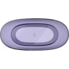 Mexen Pure dunkles Schieferblau freistehende transparente Badewanne 170 x 80 cm, Chromverschluss - 58071708010