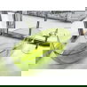 Mexen Pure Lime freistehende transparente Badewanne 170 x 80 cm, Chrom-Stopfen - 58071708012