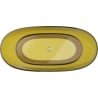 Baignoire autoportante transparente Mexen Pure honey 170 x 80 cm, bouchon chromé - 58071708015