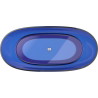 Mexen Pure freistehende transparente Badewanne 170 x 80 cm, Saphir, Chromstöpsel - 58071708016