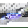 Mexen Pure sapphire vrijstaande transparante badkuip 170 x 80 cm, chrom stop - 58071708016