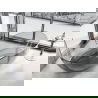 Mexen Pure bronzen vrijstaande transparante badkuip 170 x 80 cm, chrom stop - 58071708018