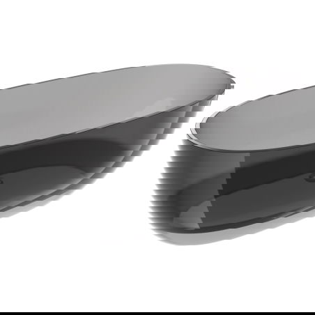 Mexen Pure smoke vasca da bagno indipendente trasparente 170 x 80 cm, tappo cromato - 58071708019