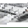 Mexen Pure smoke vrijstaande transparante badkuip 170 x 80 cm, chromen stop - 58071708019