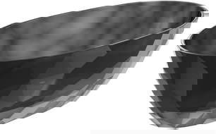 Mexen Orax črna samostoječa prosojna kad 170 x 80 cm, kromiran čep - 58081708013