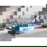 Mexen Vea Denim freistehende transparente Wanne 180 x 80 cm, Chrom-Stöpsel - 58091808007