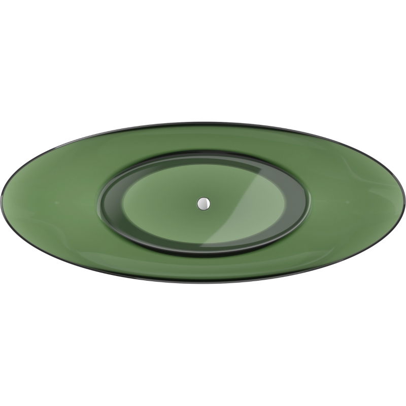 Mexen Vea bos badkuip vrijstaand transparant 180 x 80 cm, chrom stop - 58091808002