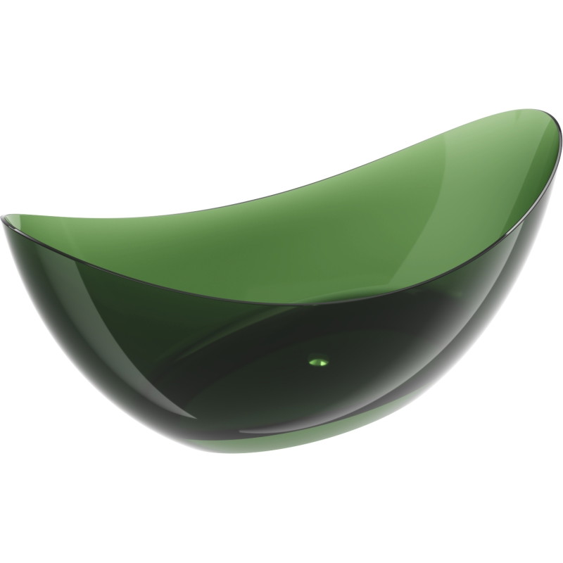 Mexen Vea vasca autoportante trasparente forest 180 x 80 cm, forest, tappo cromato - 58091808002