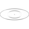 Mexen Vea vasca da bagno freestanding trasparente 180 x 80 cm, clear, tappo cromato - 58091808008