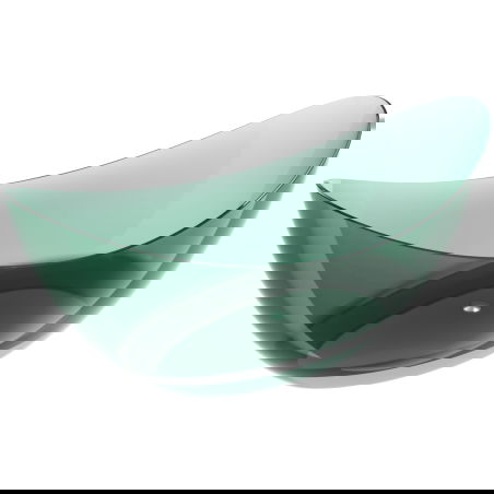 Mexen Vea teal free-standing transparent bathtub 180 x 80 cm, chrome drain plug - 58091808011