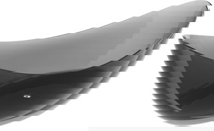 Mexen Vea schwarz freistehende transparente Wanne 180 x 80 cm, Chromstopfen - 58091808013