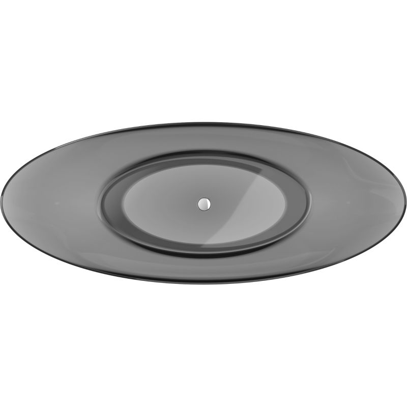 Mexen Vea vasca da bagno autonoma trasparente nera 180 x 80 cm, tappo cromato - 58091808013