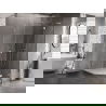 Mexen Lunar L Fünfeck-Duschkabine schwenkbar rechts 80 x 90 cm, transparent, Chrom - 831L-080P-090L-01-00-P