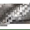 Mexen Lunar L Pentagonale Duschkabine schwenkbar rechts 80 x 100 cm, transparent, weiß - 831L-080P-100L-20-00-P